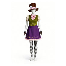 Laden Sie das Bild in den Galerie-Viewer, Alice lila Kostüm Set Alice in Wonderland Alice Cosplay Outfit
