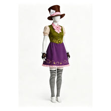 Laden Sie das Bild in den Galerie-Viewer, Alice lila Kostüm Set Alice in Wonderland Alice Cosplay Outfit