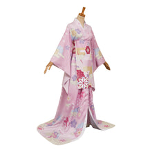 Laden Sie das Bild in den Galerie-Viewer, Angel Dust rosa Kimono Hazbin Hotel 2025 Angel Cosplay Kostüm