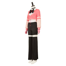Laden Sie das Bild in den Galerie-Viewer, Angel Dust rosa Kostüm Set Hazbin Hotel 2 Angel Cosplay Outfits