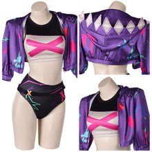 Laden Sie das Bild in den Galerie-Viewer, Arcane: League of Legends Jinx Badeanzug 3tlg. Bademode Cosplay Outfits