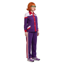 Laden Sie das Bild in den Galerie-Viewer, Aunt Gladys lila Sportbekleidung Weapons Gladys Cosplay Kostüm