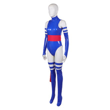 Laden Sie das Bild in den Galerie-Viewer, Betsy Braddock blau Jumpsuit X-Men '97 Psylocke Cosplay Outfit