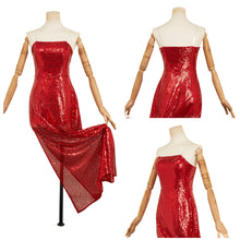 Laden Sie das Bild in den Galerie-Viewer, Charlie Morningstar rot Kleid Hazbin Hotel 2 Charlie Cosplay Outfits