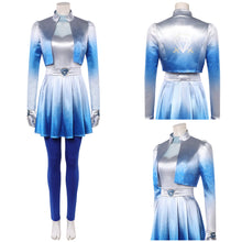Laden Sie das Bild in den Galerie-Viewer, Chloe Charming blau Kostüm Set Descendants: Wicked Wonderland 2026 Chloe Cosplay Outfit