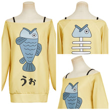 Laden Sie das Bild in den Galerie-Viewer, Dandadan Momo Ayase gelb Hoodie Dandadan Momo Cosplay Outfits
