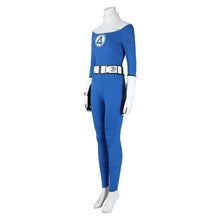 Laden Sie das Bild in den Galerie-Viewer, Die Unsichtbare (Susan Storm) blau Jumpsuit Richards Cosplay Outfits