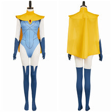 Laden Sie das Bild in den Galerie-Viewer, Dispatch Blonde Blazer Jumpsuit Mandy Cosplay Kostüm