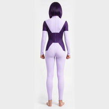 Laden Sie das Bild in den Galerie-Viewer, Dupli-Kate lila Overall Invincible Dupli-Kate Cosplay Outfit