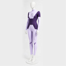 Laden Sie das Bild in den Galerie-Viewer, Dupli-Kate lila Overall Invincible Dupli-Kate Cosplay Outfit