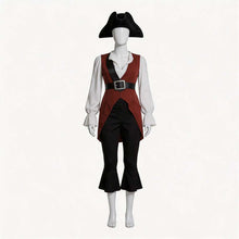 Laden Sie das Bild in den Galerie-Viewer, Elizabeth Swann Kostüm Set Pirates of the Caribbean Elizabeth Outfit