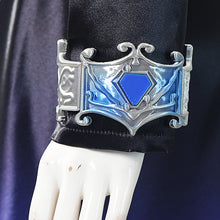 Laden Sie das Bild in den Galerie-Viewer, Evie blau schwarz Outfit Descendants: Wicked Wonderland Evie Cosplay Kostüm