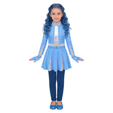 Laden Sie das Bild in den Galerie-Viewer, Evie Descendants 2026 Kostüm Set Mädchen Evie Cosplay Outfit