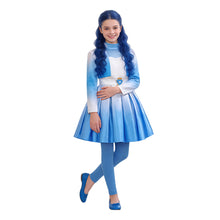 Laden Sie das Bild in den Galerie-Viewer, Evie Mädchen Kostüm Set Descendants 2026 Evie Cosplay Outfit