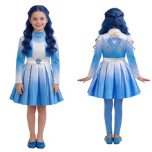 Laden Sie das Bild in den Galerie-Viewer, Evie Mädchen Kostüm Set Descendants 2026 Evie Cosplay Outfit