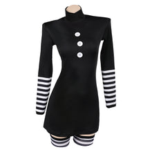 Laden Sie das Bild in den Galerie-Viewer, FNAF The Puppet Marionette schwarz Sexy Outfit Cosplay Kostüm