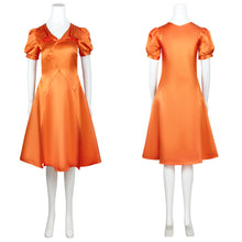 Laden Sie das Bild in den Galerie-Viewer, Frankenstein The Bride orange Kleid Cosplay Outfit