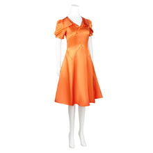 Laden Sie das Bild in den Galerie-Viewer, Frankenstein The Bride orange Kleid Cosplay Outfit