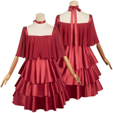 Laden Sie das Bild in den Galerie-Viewer, Frieren – Nach Dem Ende Der Reise Frieren rot Kleid Cosplay Kostüm