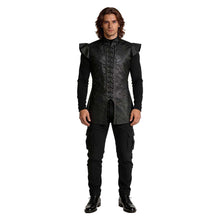 Laden Sie das Bild in den Galerie-Viewer, Game of Thrones Jon Snow schwarz Kostüm Set 