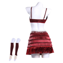 Laden Sie das Bild in den Galerie-Viewer, Gazelle rot Bühnenkostüm Zoomania Gazelle Cosplay Outfits