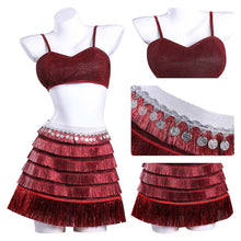 Laden Sie das Bild in den Galerie-Viewer, Gazelle rot Bühnenkostüm Zoomania Gazelle Cosplay Outfits