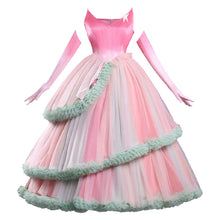 Laden Sie das Bild in den Galerie-Viewer, Glinda rosa Kleid Wicked Teil 2 Glinda for Good Cosplay Kostüm
