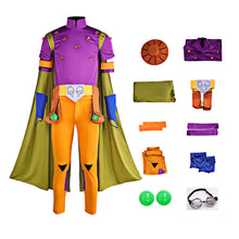 Laden Sie das Bild in den Galerie-Viewer, Gyro Zeppeli Kostüm Set JoJo‘s Bizarre Adventure Cosplay Outfit