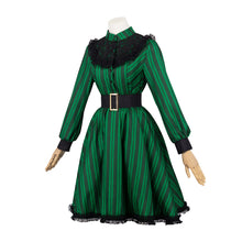 Laden Sie das Bild in den Galerie-Viewer, Haunted Mansion Maid grün Dienstmädchen Outfit Cosplay Kostüm