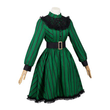 Laden Sie das Bild in den Galerie-Viewer, Haunted Mansion Maid grün Dienstmädchen Outfit Cosplay Kostüm