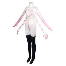 Laden Sie das Bild in den Galerie-Viewer, Hazbin Hotel 2025 Angel Dust rosa weiß Kostüm Cosplay Outfits