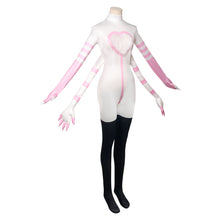 Laden Sie das Bild in den Galerie-Viewer, Hazbin Hotel 2025 Angel Dust rosa weiß Kostüm Cosplay Outfits