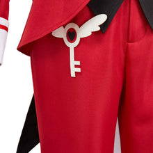 Laden Sie das Bild in den Galerie-Viewer, Hazbin Hotel 2025 Angel Dust rot Kostüm Hellaverse Cosplay Outfits