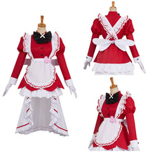 Laden Sie das Bild in den Galerie-Viewer, Hazbin Hotel 2025 Carmilla Carmine Dienstmädchen Outfits Hellaverse Carmilla Cosplay Kostüm