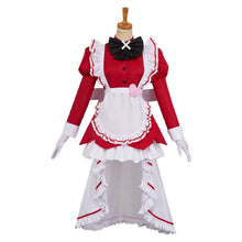 Laden Sie das Bild in den Galerie-Viewer, Hazbin Hotel 2025 Carmilla Carmine Dienstmädchen Outfits Hellaverse Carmilla Cosplay Kostüm