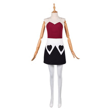 Laden Sie das Bild in den Galerie-Viewer, Hazbin Hotel 2025 Velvette schwarz Kostüm Set Velvet Cosplay Outfits