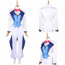 Laden Sie das Bild in den Galerie-Viewer, Hazbin Hotel Vox Hellaverse Vincent weiß Kostüm Cosplay Outfits