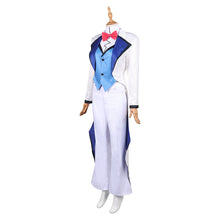 Laden Sie das Bild in den Galerie-Viewer, Hazbin Hotel Vox Hellaverse Vincent weiß Kostüm Cosplay Outfits