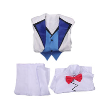 Laden Sie das Bild in den Galerie-Viewer, Hazbin Hotel Vox Hellaverse Vincent weiß Kostüm Cosplay Outfits