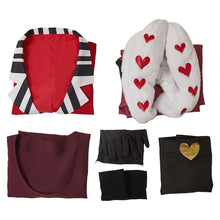 Laden Sie das Bild in den Galerie-Viewer, Hellaverse Valentino rot Kostüm Set Hazbin Hotel 2 Valentino Cosplay Outfits
