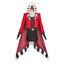 Laden Sie das Bild in den Galerie-Viewer, Hellaverse Valentino rot Kostüm Set Hazbin Hotel 2 Valentino Cosplay Outfits