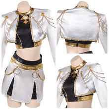 Laden Sie das Bild in den Galerie-Viewer, Huntix Golden Zoey weiß Kostüm KPOP Demon Hunters Zoey Cosplay Outfits