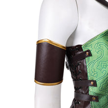 Laden Sie das Bild in den Galerie-Viewer, Jade Kostüm Set Mortal Kombat 2 Jade Cosplay Outfit