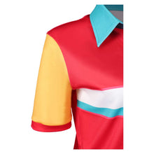 Laden Sie das Bild in den Galerie-Viewer, Jo rot Shirt Forgotten Island Jo Cosplay Kostüm