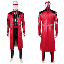 Laden Sie das Bild in den Galerie-Viewer, Kenshi rot Kostüm Set Mortal Kombat Film Kenshi Takahashi Cosplay Outfit