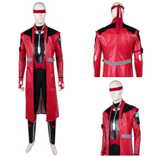 Laden Sie das Bild in den Galerie-Viewer, Kenshi rot Kostüm Set Mortal Kombat Film Kenshi Takahashi Cosplay Outfit