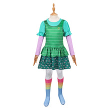 Laden Sie das Bild in den Galerie-Viewer, Kinder Bonnie Anderson grün Kostüm Set Toy Story 2026 Bonnie Cosplay Outfit