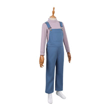 Laden Sie das Bild in den Galerie-Viewer, Kinder Jane Hopper blau Kostüm Set Stranger Things Eleven Cosplay Outfit