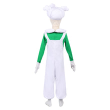 Laden Sie das Bild in den Galerie-Viewer, Kinder Luigi weiß Kostüm Der Super Mario Galaxy Film Luigi Cosplay Outfit