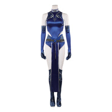 Laden Sie das Bild in den Galerie-Viewer, Kitana blau Jumpsuit Mortal Kombat 1 Kitana Cosplay Outfit